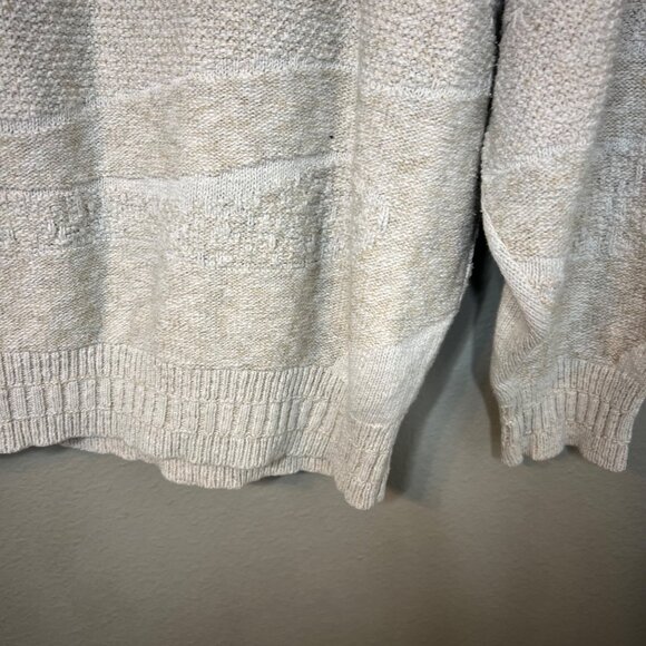 Cypress Links Golf Wear‎ Vintage Embroidered Sweater Mens Size XL Knit Neutral - Picture 5 of 6